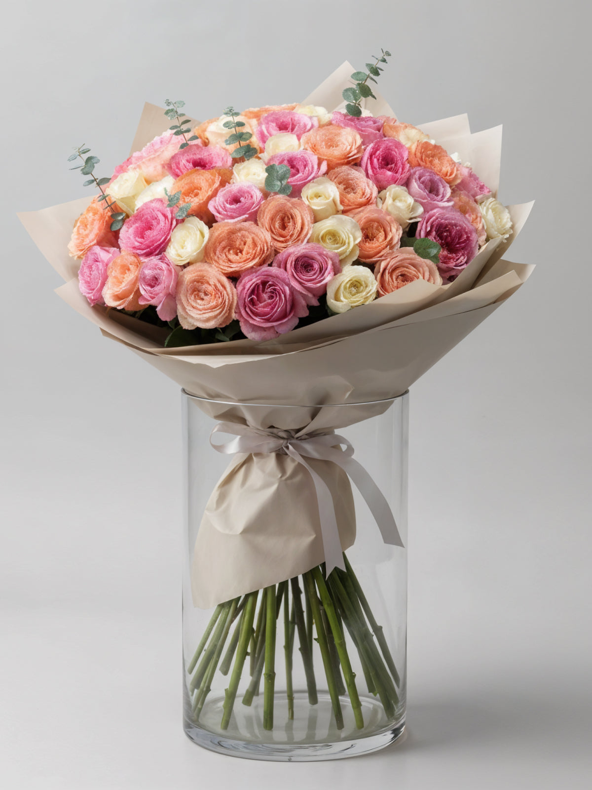 Sunset Ombre Roses Bouquet