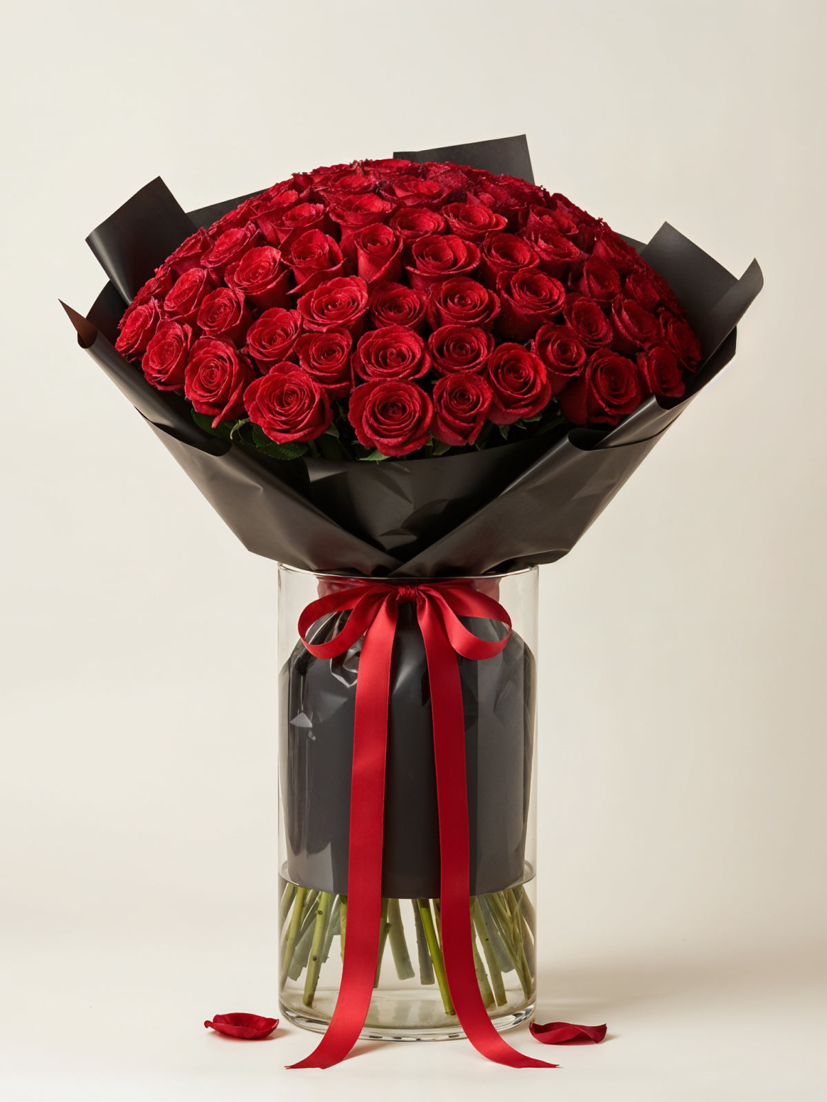 Grand Luxe Red Roses Bouquet