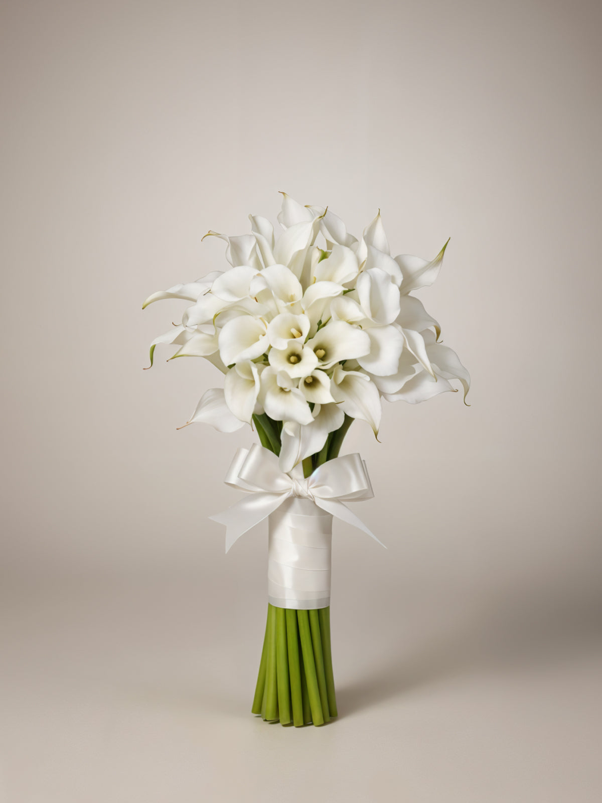 Classic White Calla Lily Bridal Bouquet